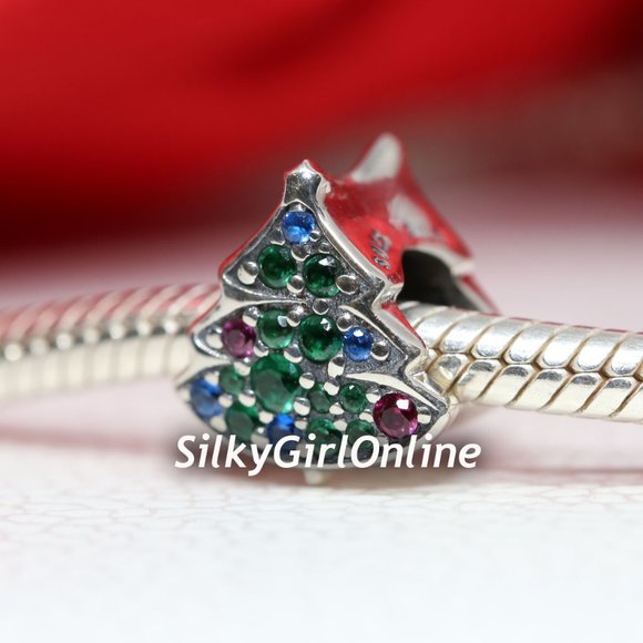 Pandora Christmas Tree Charm 790018C01 - Picture 3 of 5
